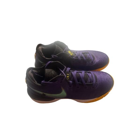 Nike Zoom LeBron NXXT Gen Lakers DR8784-500 Purple Gold Mens 9 Basketaball Shoes